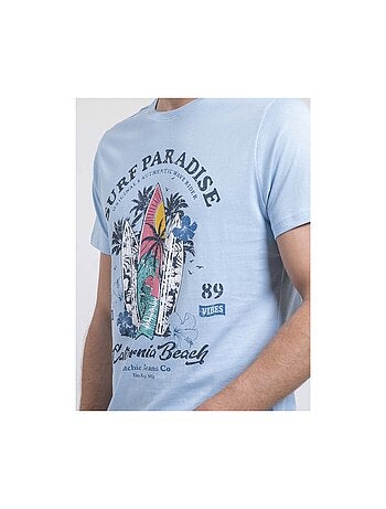 Camiseta de cuello redondo de puro algodón NOUKIWI