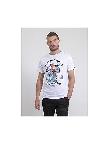 Camiseta de cuello redondo de puro algodón NOUKIWI