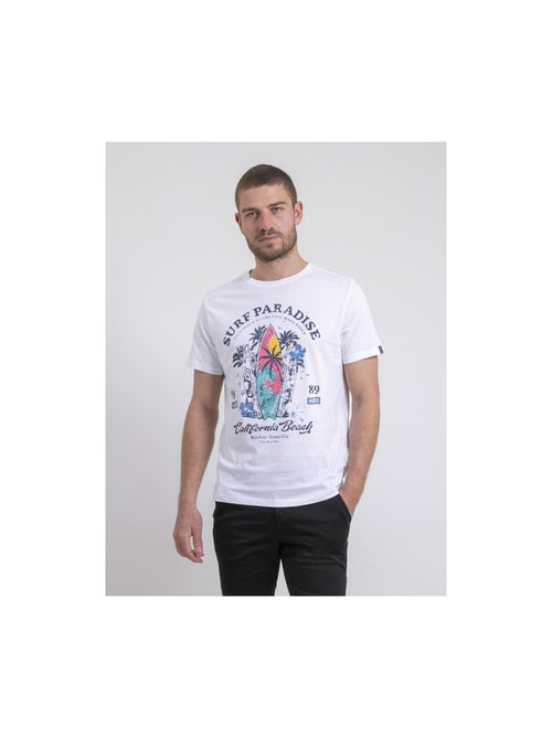 Camiseta de cuello redondo de puro algodón NOUKIWI - Kiabi