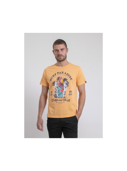 Camiseta de cuello redondo de puro algodón NOUKIWI - Kiabi