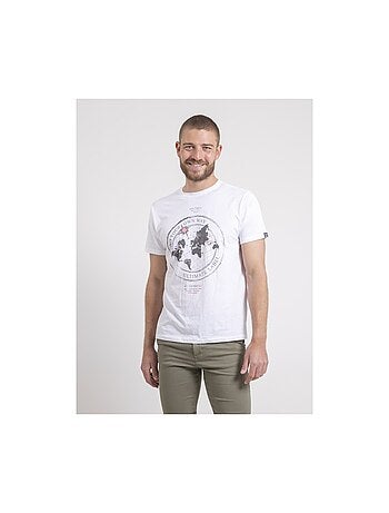 Camiseta de cuello redondo de puro algodón NOULAME