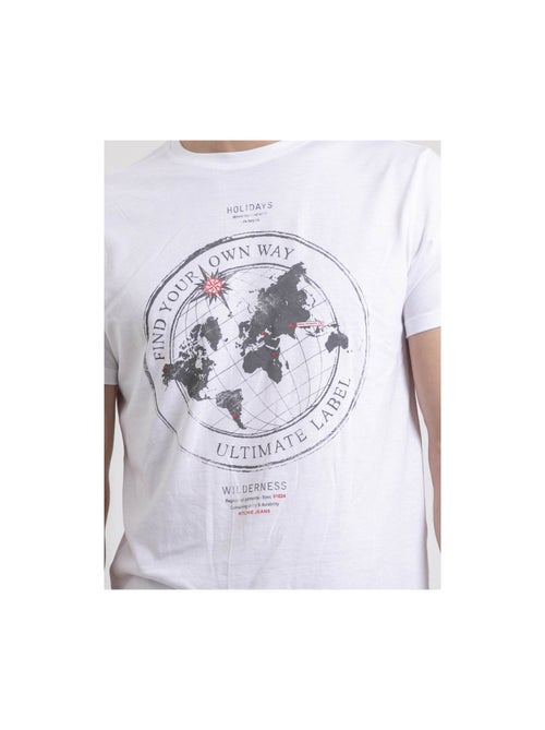 Camiseta de cuello redondo de puro algodón NOULAME - Kiabi