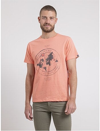 Camiseta de cuello redondo de puro algodón NOULAME