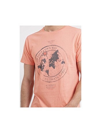 Camiseta de cuello redondo de puro algodón NOULAME