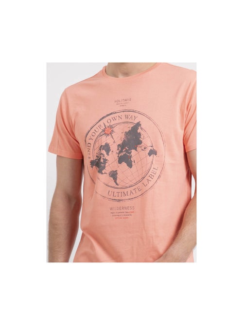 Camiseta de cuello redondo de puro algodón NOULAME - Kiabi