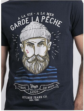 Camiseta de cuello redondo de puro algodón NOULANDY