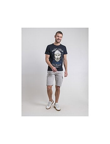 Camiseta de cuello redondo de puro algodón NOULANDY