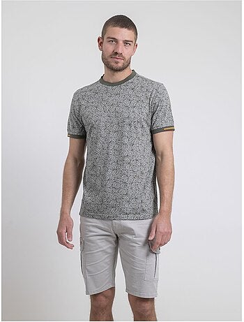 Camiseta de cuello redondo de puro algodón NOYUKI