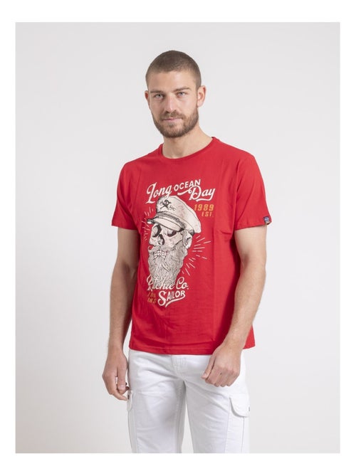 Camiseta de cuello redondo de puro algodón NUBENOIT - Kiabi