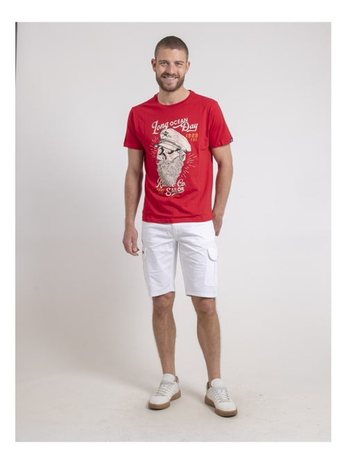 Camiseta de cuello redondo de puro algodón NUBENOIT - Kiabi