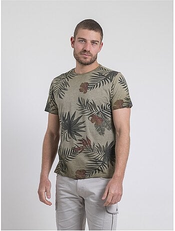 Camiseta de cuello redondo de puro algodón NULOGAN