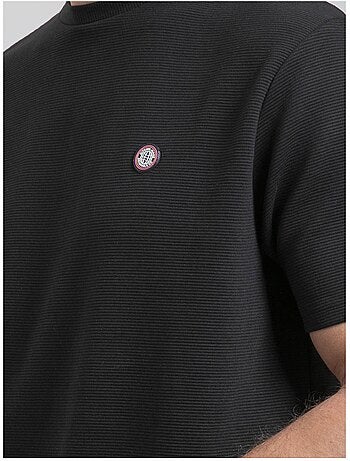 Camiseta de cuello redondo de puro algodón oversize NEWAX