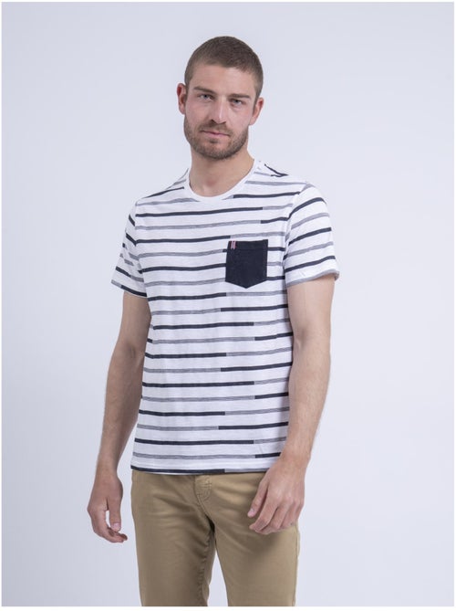 Camiseta de cuello redondo de rayas NIRABEL - Kiabi