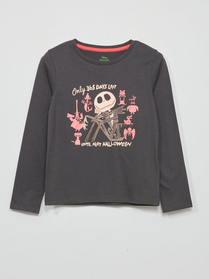 Camiseta de cuello redondo 'Disney' - Halloween NEGRO - Kiabi