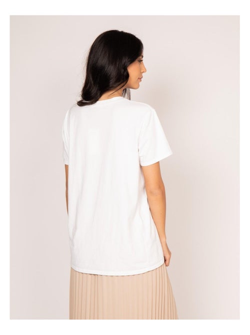 Camiseta de cuello redondo estampada FAIGLE - Kiabi