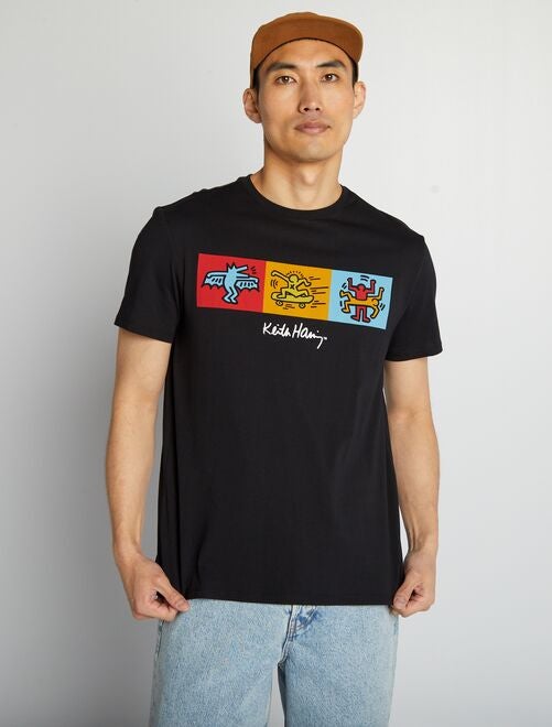 Camiseta de cuello redondo 'Keith Haring' - Kiabi