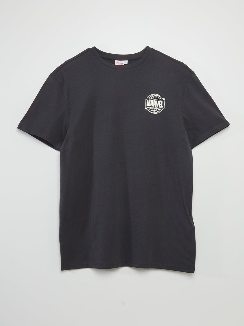 Camiseta de cuello redondo 'Marvel' 'Iron Man' NEGRO - Kiabi