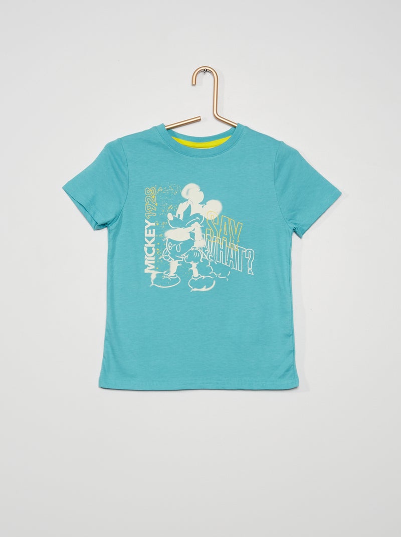 Camiseta de cuello redondo 'Mickey' GRIS - Kiabi