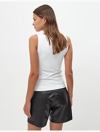 Camiseta de cuello redondo, MO Fashion