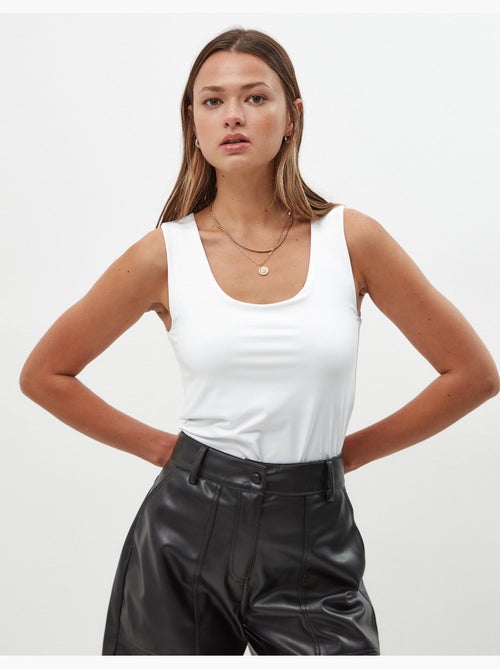Camiseta de cuello redondo, MO Fashion - Kiabi Camiseta de cuello redondo, MO Fashion - Kiabi