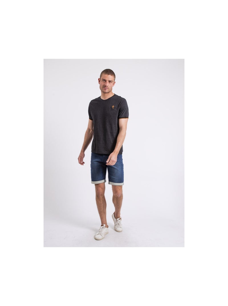 Camiseta de cuello redondo NAKOTOC Gris - Kiabi