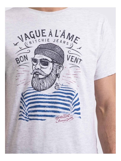 Camiseta de cuello redondo NAPLE - Kiabi