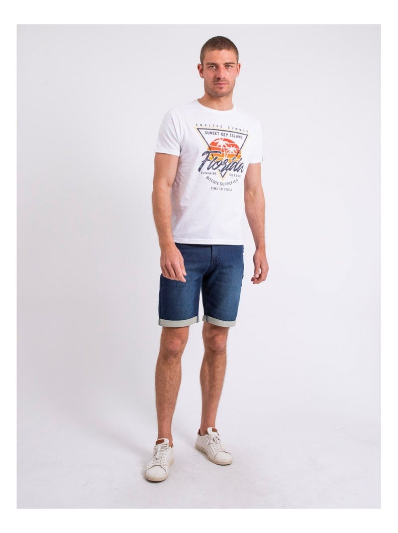 Camiseta de cuello redondo NILIPACK Blanco - Kiabi