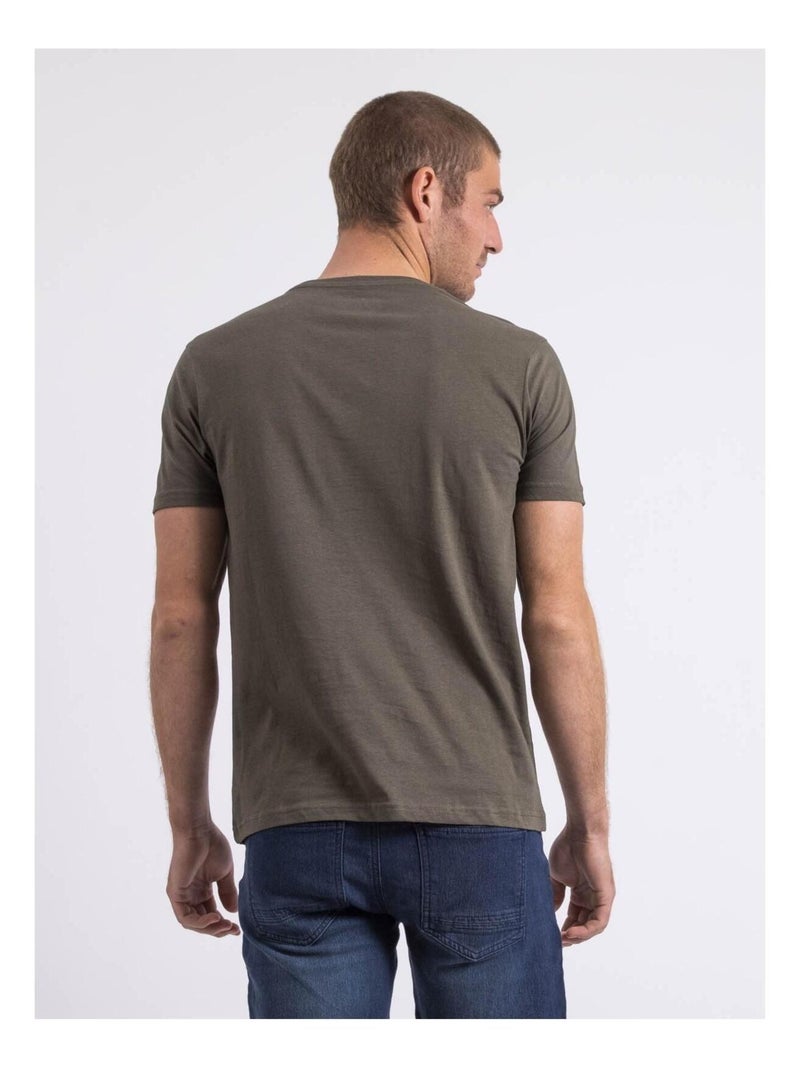 Camiseta de cuello redondo NILIPACK Caqui - Kiabi