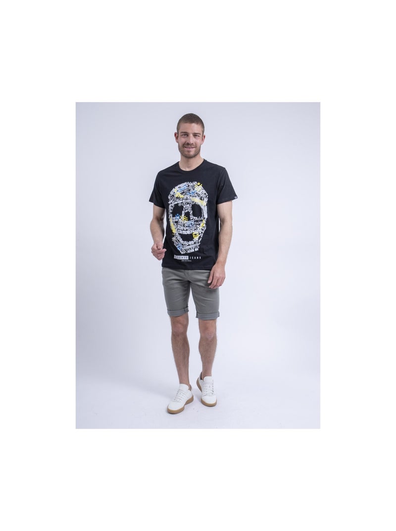 Camiseta de cuello redondo NUSKINO Negro - Kiabi