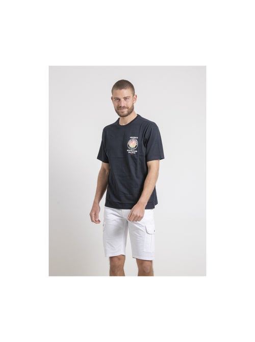 Camiseta de cuello redondo oversize de puro algodón NAHAMAS - Kiabi