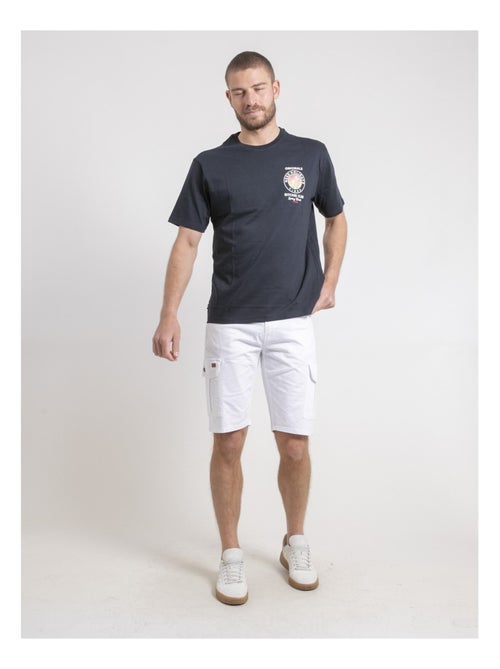 Camiseta de cuello redondo oversize de puro algodón NAHAMAS - Kiabi