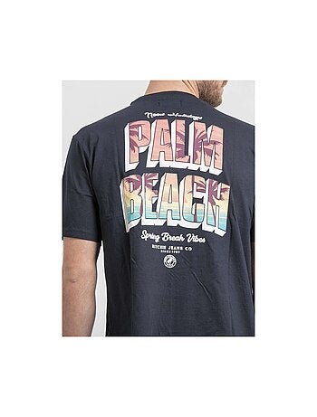 Camiseta de cuello redondo oversize de puro algodón NAHAMAS