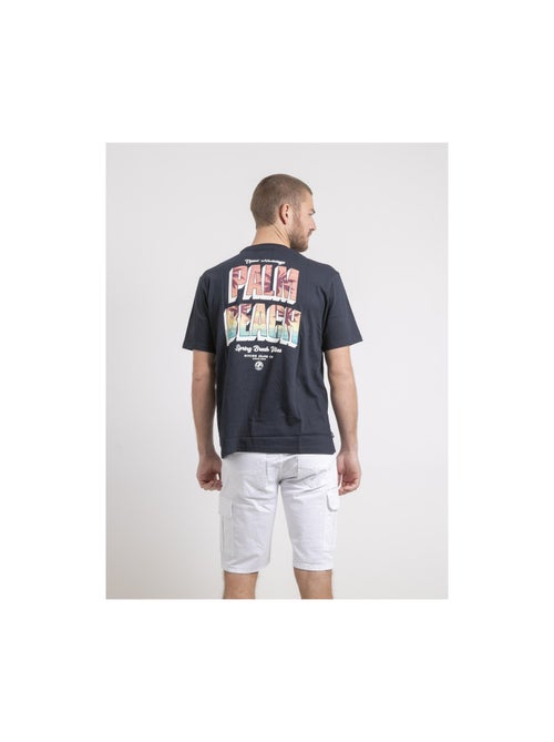 Camiseta de cuello redondo oversize de puro algodón NAHAMAS - Kiabi
