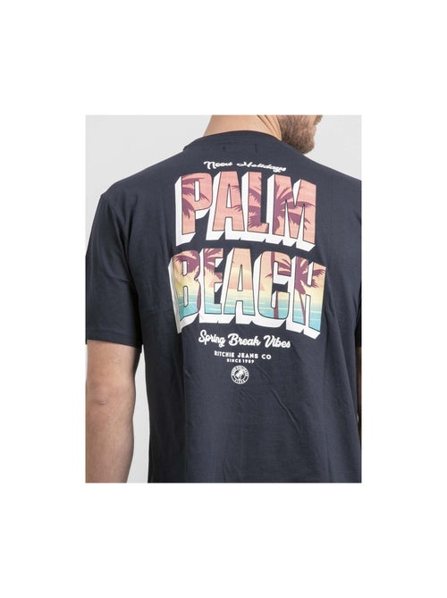 Camiseta de cuello redondo oversize de puro algodón NAHAMAS - Kiabi