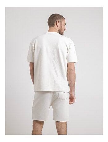 Camiseta de cuello redondo oversize de puro algodón NEWMIX