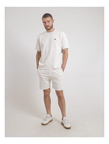 Camiseta de cuello redondo oversize de puro algodón NEWMIX