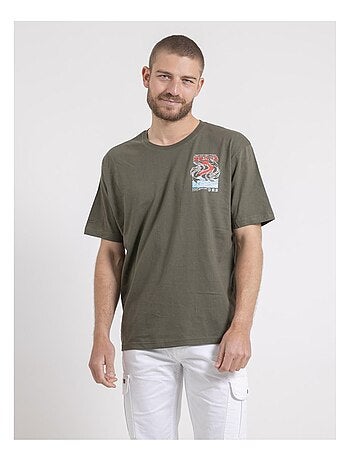 Camiseta de cuello redondo oversize de puro algodón NIGORILLE