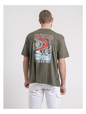 Camiseta de cuello redondo oversize de puro algodón NIGORILLE