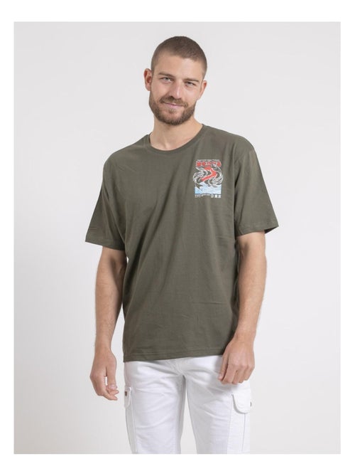 Camiseta de cuello redondo oversize de puro algodón NIGORILLE - Kiabi