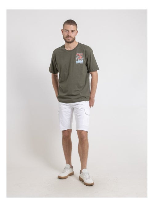 Camiseta de cuello redondo oversize de puro algodón NIGORILLE - Kiabi
