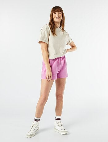 Camiseta de cuello redondo oversize