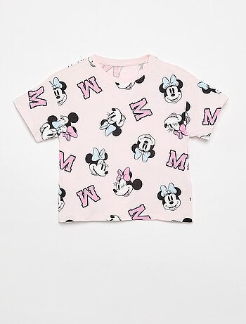 Camiseta de cuello redondo y manga corta 'Minnie' 'Disney'