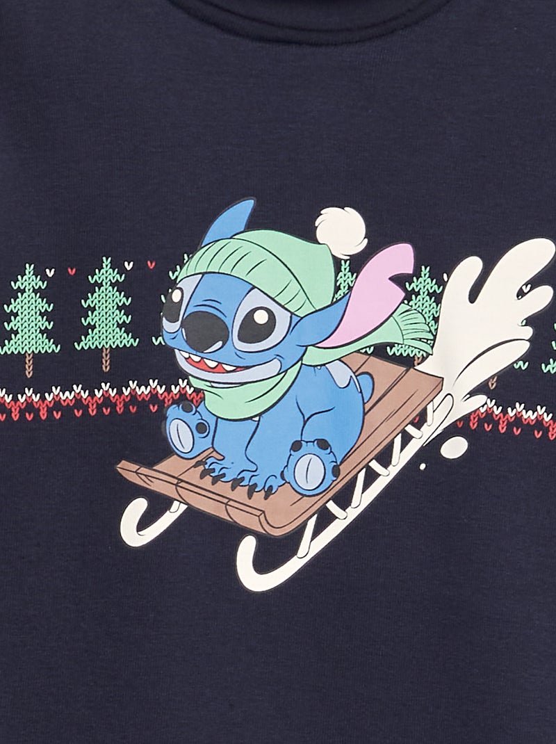 Camiseta de cuello vuelto de punto 'Stitch' 'Disney' AZUL - Kiabi