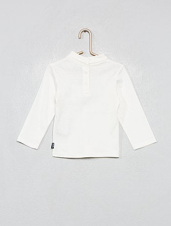 Camiseta de cuello vuelto 'rock' - Kiabi