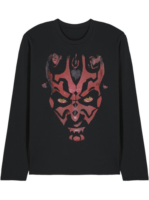 Camiseta de darth maul de manga larga para adultos unisex - star wars - Kiabi