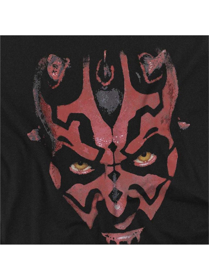 Camiseta de darth maul de manga larga para adultos unisex - star wars Negro - Kiabi