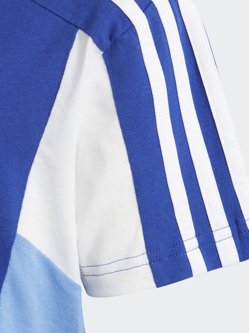 Camiseta de deporte 'Adidas' 'colorblock' AZUL - Kiabi