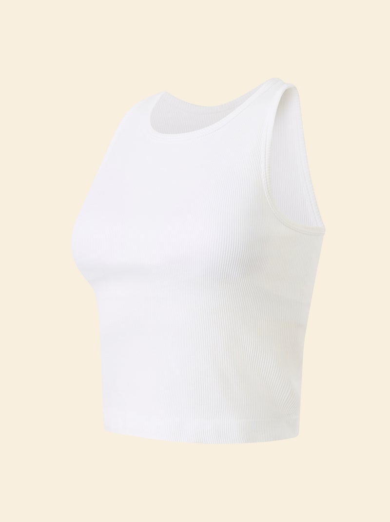 Camiseta de deporte con copas integradas - (ekstract) Blanco - Kiabi