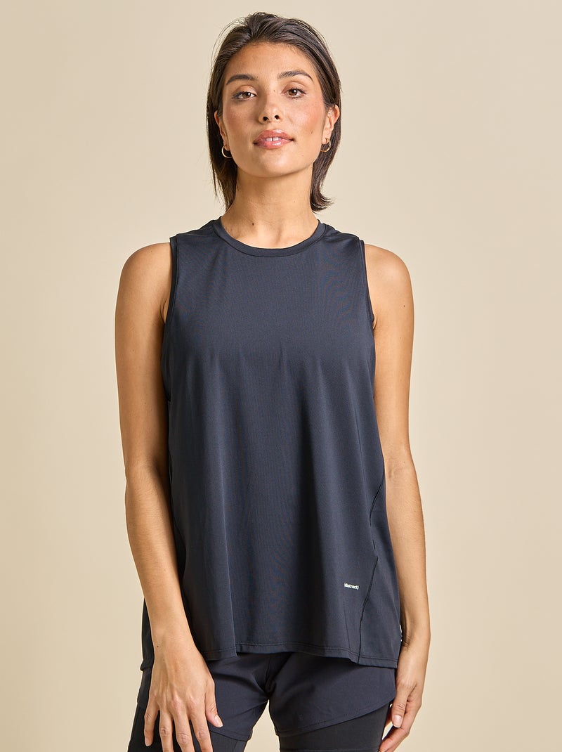 Camiseta de deporte con copas integradas - (ekstract) Negro - Kiabi