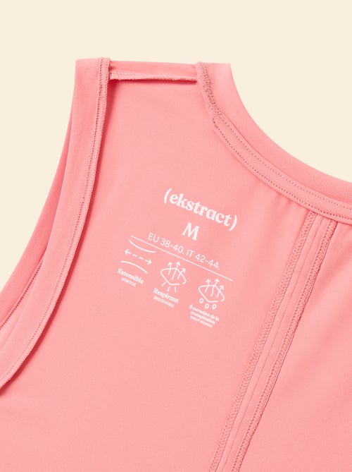 Camiseta de deporte con copas integradas - (ekstract) - Kiabi